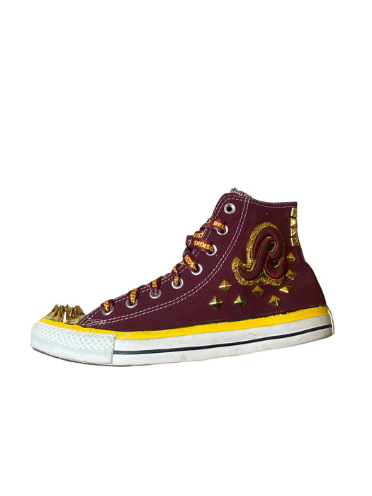 Converse Chuck Taylor Hi Washington Commander Customized Shoes Women (Size: 10)