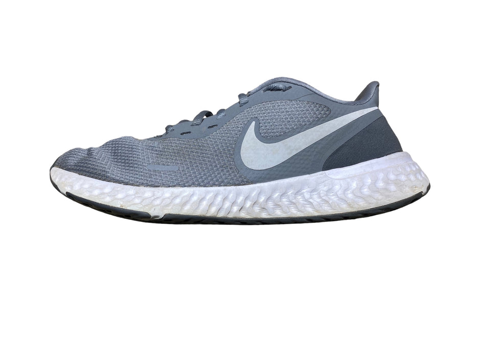 Nike Revolution 5 Cool Grey White Running Shoes Men's (Size: 9) BQ3204-005