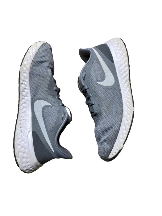 Nike Revolution 5 Cool Grey White Running Shoes Men's (Size: 9) BQ3204-005