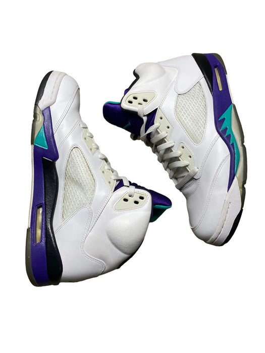 Air Jordan 5 Retro 'Grape' 2013 White Basketball Shoes Men (Size: 12) 136027-108