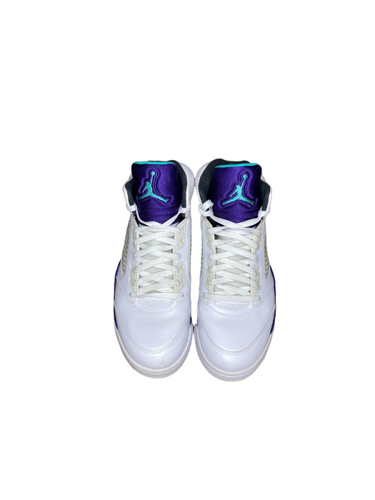 Air Jordan 5 Retro 'Grape' 2013 White Basketball Shoes Men (Size: 12) 136027-108