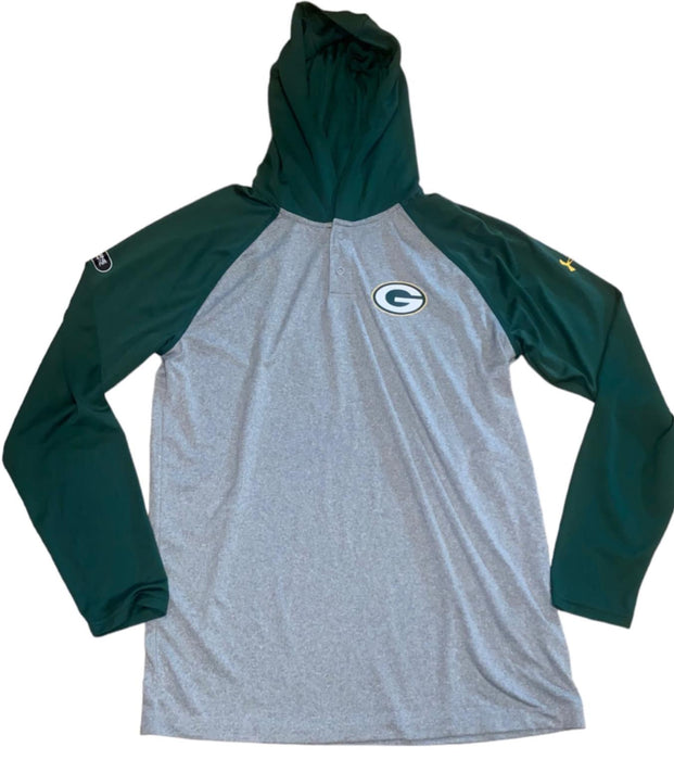 Green Bay Packers NFL Under Armor Performance Men's Pullover Hoodie (Size: S)