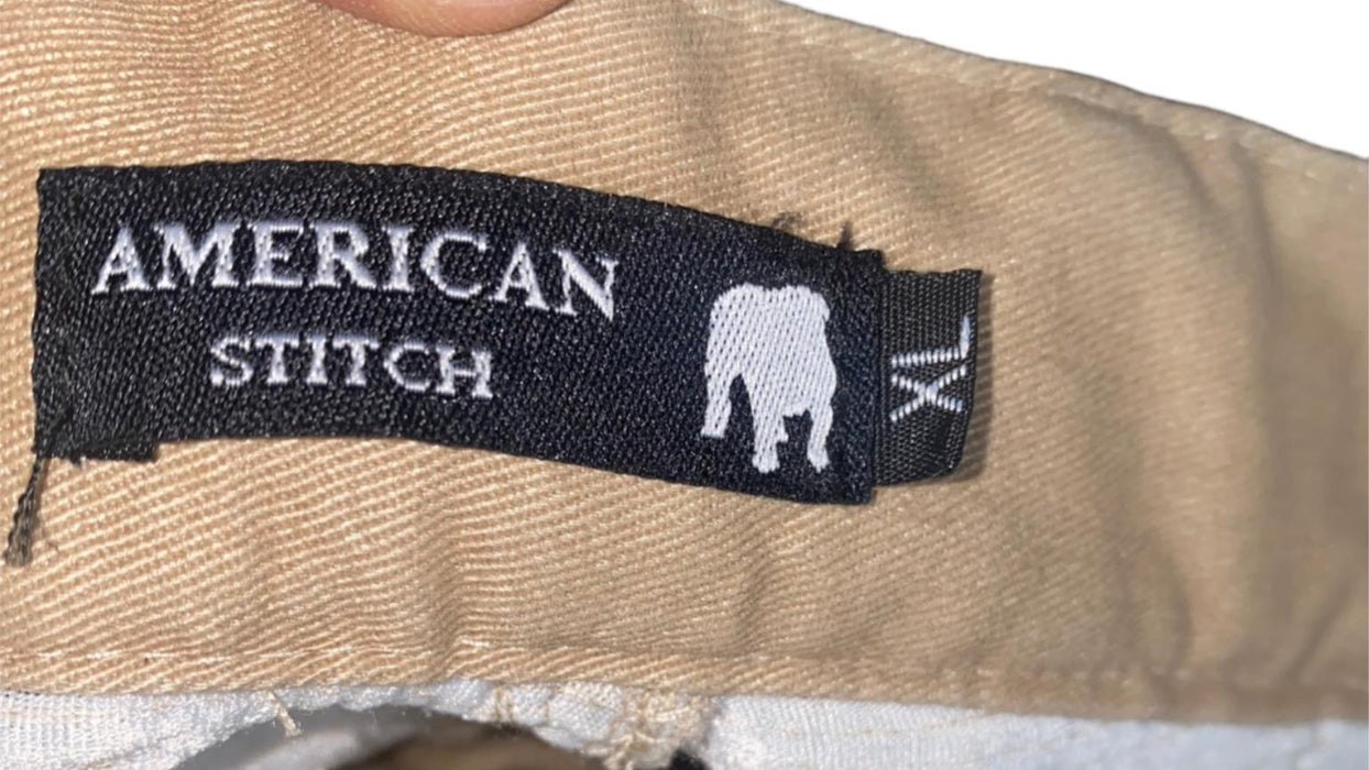 American Stitch Men's Cargo Joggers Pants Beige (Size: XL)