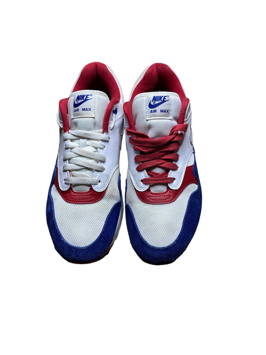 Nike Air Max 1 'USA' White Red Blue Running Shoes Men's (Size: 11.5) CJ9927-100