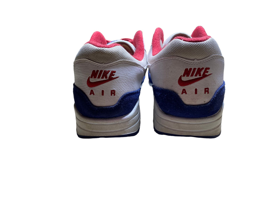 Nike Air Max 1 'USA' White Red Blue Running Shoes Men's (Size: 11.5) CJ9927-100