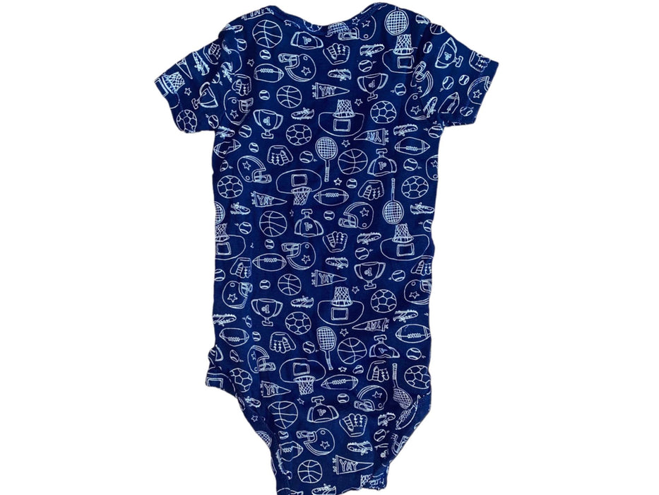 Carter's Baby All Sports Graphic Print One Piece Blue (Size: 24 M)