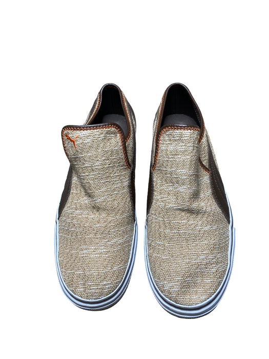 Puma Outlet Slip-On Canvas Beige Brown Casual Shoes Men's (Size: 9) 345805-03