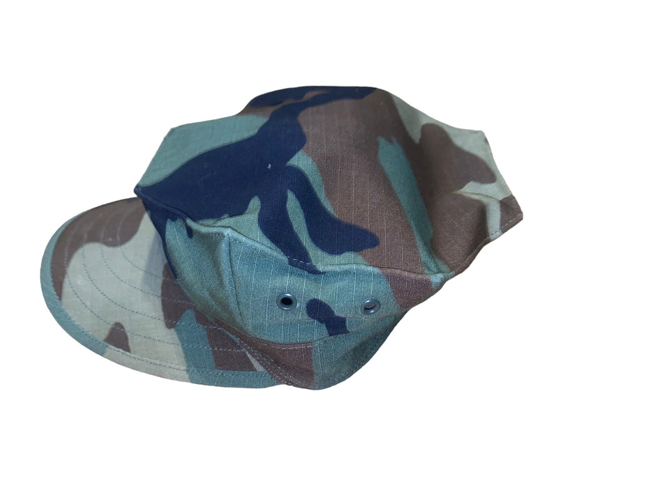 US Military Woodland BDU Ripstop Camouflage Hot Weather Hat (Size: Small)