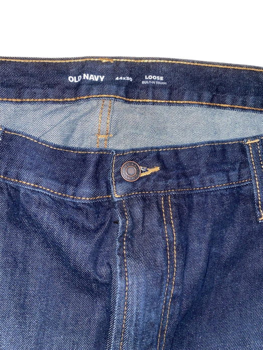 Old Navy Men Slim Loose Built-in Touch Jeans Blue (Big & Tall: 44 X 30) NWOT