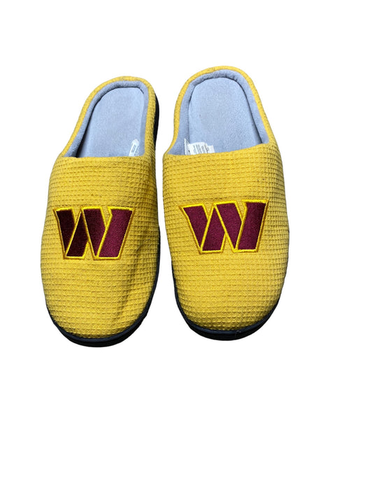 Washington Commanders Foco Burgundy & Gold House Slippers Men's (Size: L 11-12)