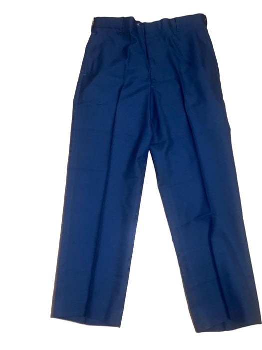 U.S. Military Men's DSCP Poly-wool Trousers Blue (Size: 34S "C")