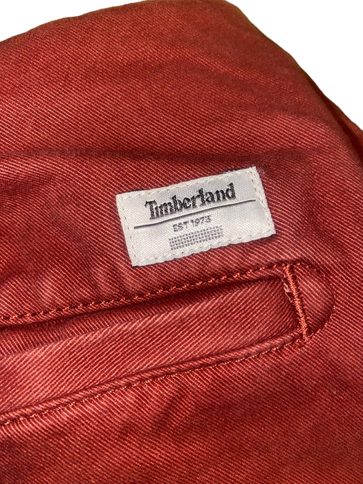 Timberland Men's Straight Fit Chino Pants Red (Size: 42 x 31)