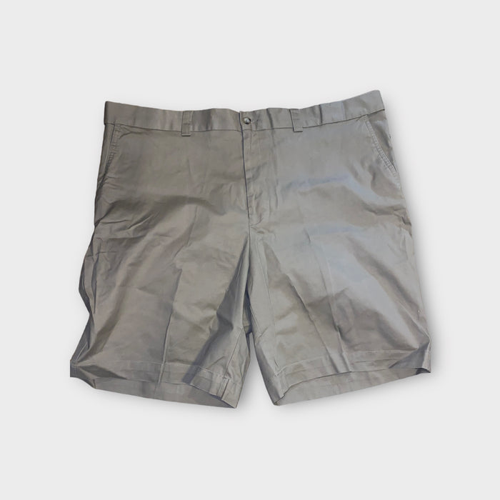 Oak Hill Men's Comfort Waist Stretch Shorts Khaki (Big & Tall: 48 x 10)