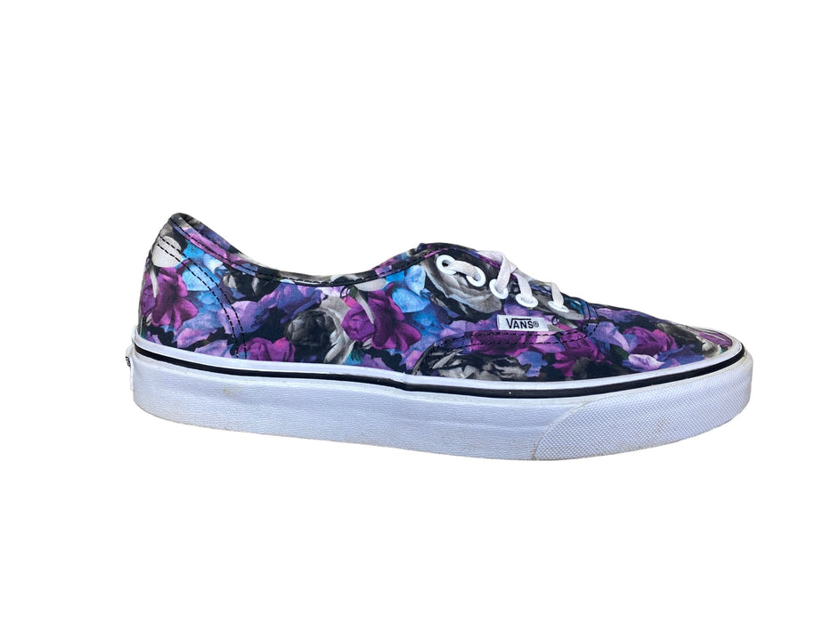 Vans Era Floral Off The Wall Purple Skateboard Shoes Women's (Size: 10) T375