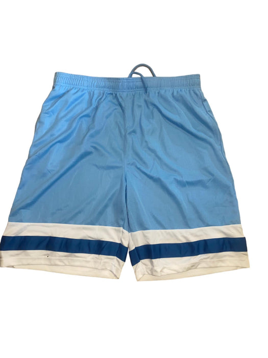 XPBX Pro Men's Loose Fit Polyester Basketball Short Blue (Size: L)