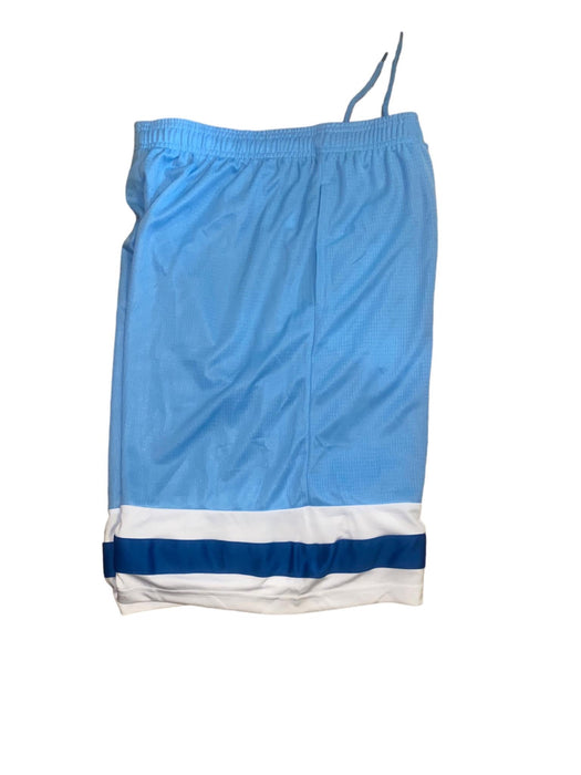 XPBX Pro Men's Loose Fit Polyester Basketball Short Blue (Size: L)