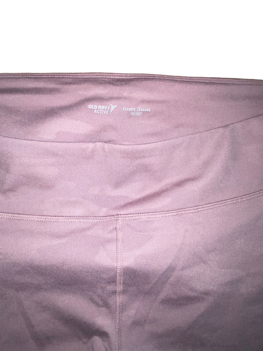 Old Navy Women's High Rise Elation Cropped Tights Pants Mauve (Size: 3X) NWOT