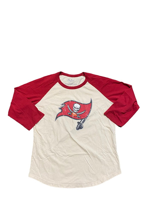 Tampa Bay Buccaneers NFL Women's Majestic Brady #12 Long Sleeve T-Shirt (Sz: L)