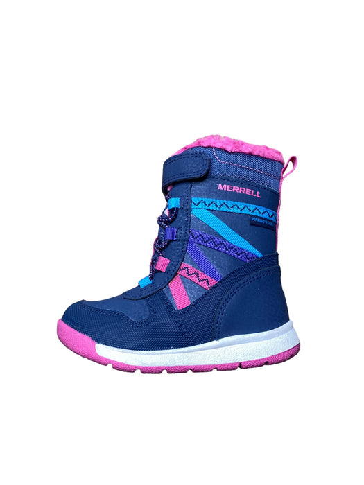 Merrell Snow Crush 2.0 Blue Pink Waterproof Boot Girls (Size: 6) ML165204