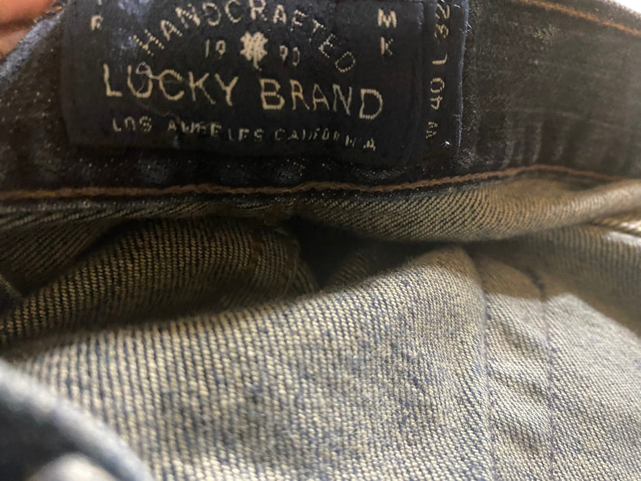 Lucky Brand 121 Men's Heritage Flex Slim Jeans Dark Blue Wash (Size: 40 x 32)
