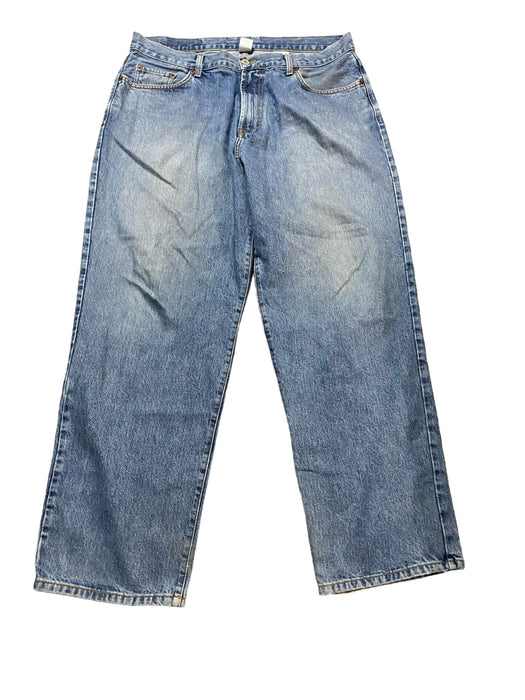 Lucky Brand Vintage Dungarees Men's Straight Jeans Blue (Size: 36 X 30)