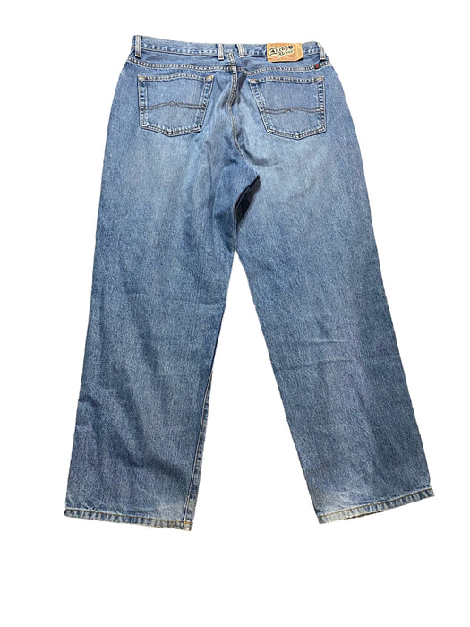 Lucky Brand Vintage Dungarees Men's Straight Jeans Blue (Size: 36 X 30)