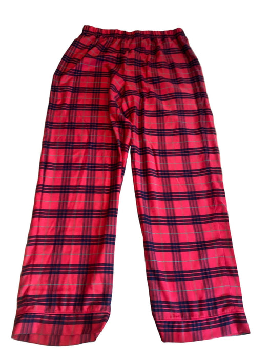 Disney Store Men's Pajama Plaid Long Sleeve Shirt & Pants Set Red (Size: L) NWOT