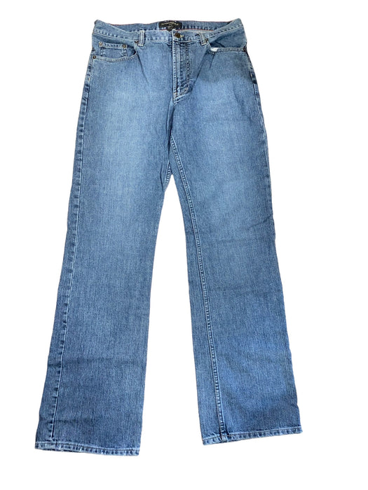 Banana Republic Men's Straight Fit Jeans Medium Wash Blue (Size: 33 x 34)