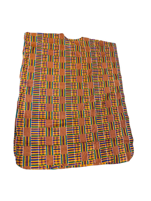 Marine Import Women's Kente Cloth Embroidered Sleeveless Dress (Free Size) NWOT