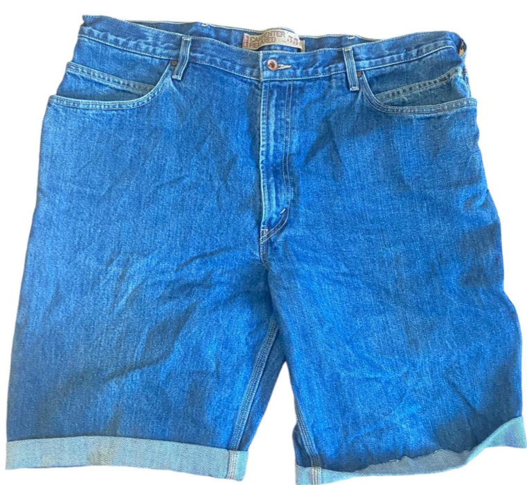 Levi's 550 Men's Relaxed Fit Denim Carpenter Shorts Blue (Big & Tall: 42 x 11)