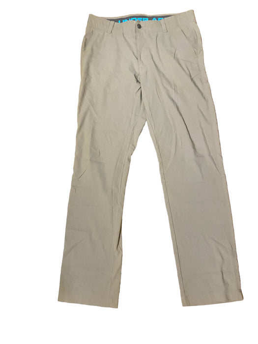 Under Armour Men's Golf All-season Drive Flex Pants Beige (Size: 34 X 32)