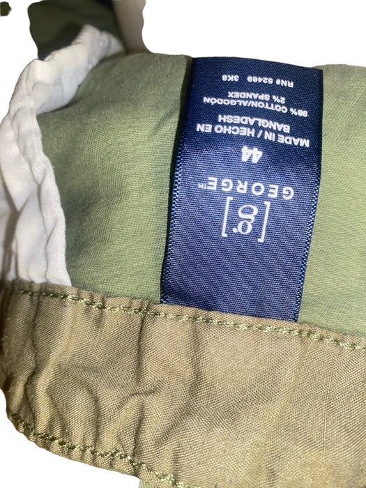 George Men's Cargo Flex Shorts Military Green ( Size: 44 x 10)