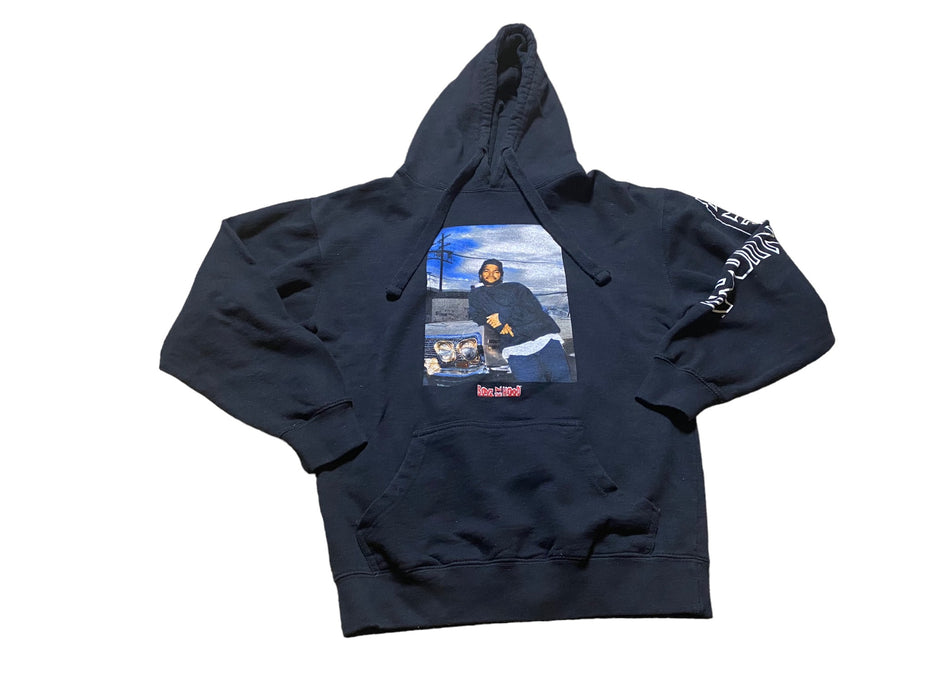 Boyz N The Hood Men's Printed "ICE CUBE" Hoodie Sweater Black (Size: Medium)