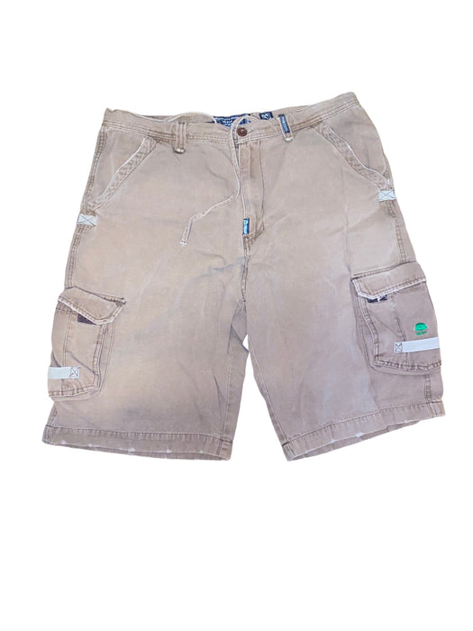 Lrg Jeans Men's Canvas Cargo Shorts Tan ( Size: XXXL/38 x 32)