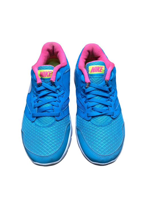 Nike Flex Experience 3 Blue Pink Running Shoes Girls (Size: 5.5y) 653698-400