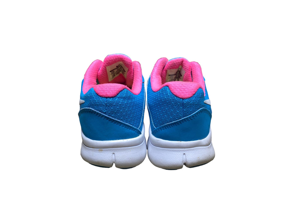 Nike Flex Experience 3 Blue Pink Running Shoes Girls (Size: 5.5y) 653698-400