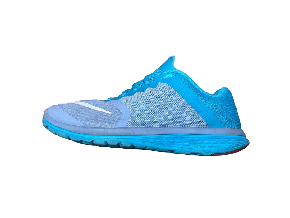 Nike FS Lite Run 3 Blue Grey Running Shoes Women's (Size: 10) 807145-404