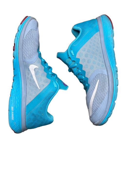 Nike FS Lite Run 3 Blue Grey Running Shoes Women's (Size: 10) 807145-404