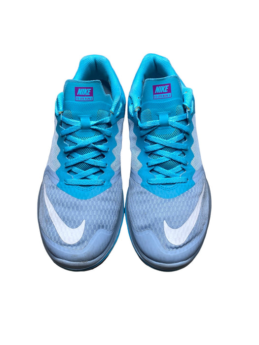 Nike FS Lite Run 3 Blue Grey Running Shoes Women's (Size: 10) 807145-404