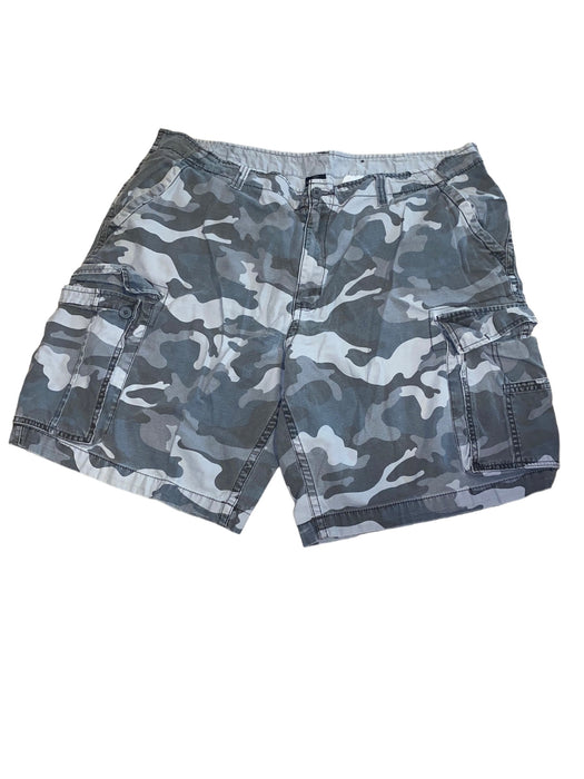 Faded Glory Men's Cargo Camouflage Shorts Gray (Big & Tall: 42 x 10)