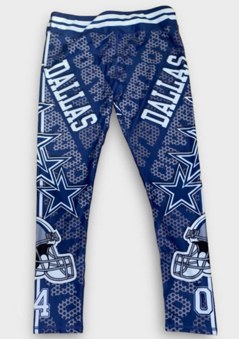 Dallas Cowboys NFL Team Logo #04 Women's Tights Blue (Size: XXL) NWT