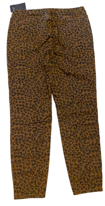 SheinSexy Women Straight Leg Tapered Leopard Stretch Pants (Size: 4X) NWT