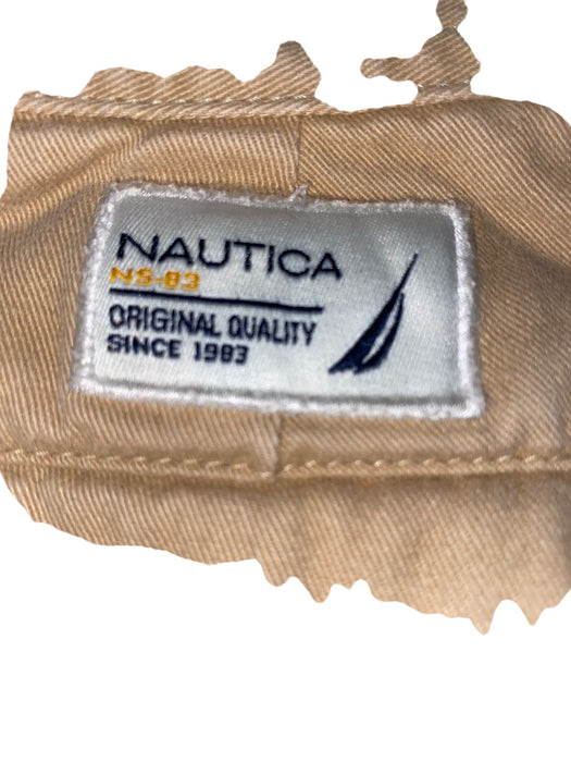 Nautica Men's Clippers Relaxed Fit Cargo Shorts Beige (Size: 36 x 9)