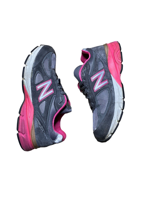 New Balance 990v4 Grey Pink Walking Shoes Women's (Size: 10) W990GP4