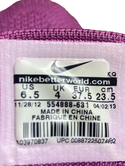 Nike Flyknit Lunar1+ Pink Electric Running Shoes Women's (Size: 6.5) 554888-631