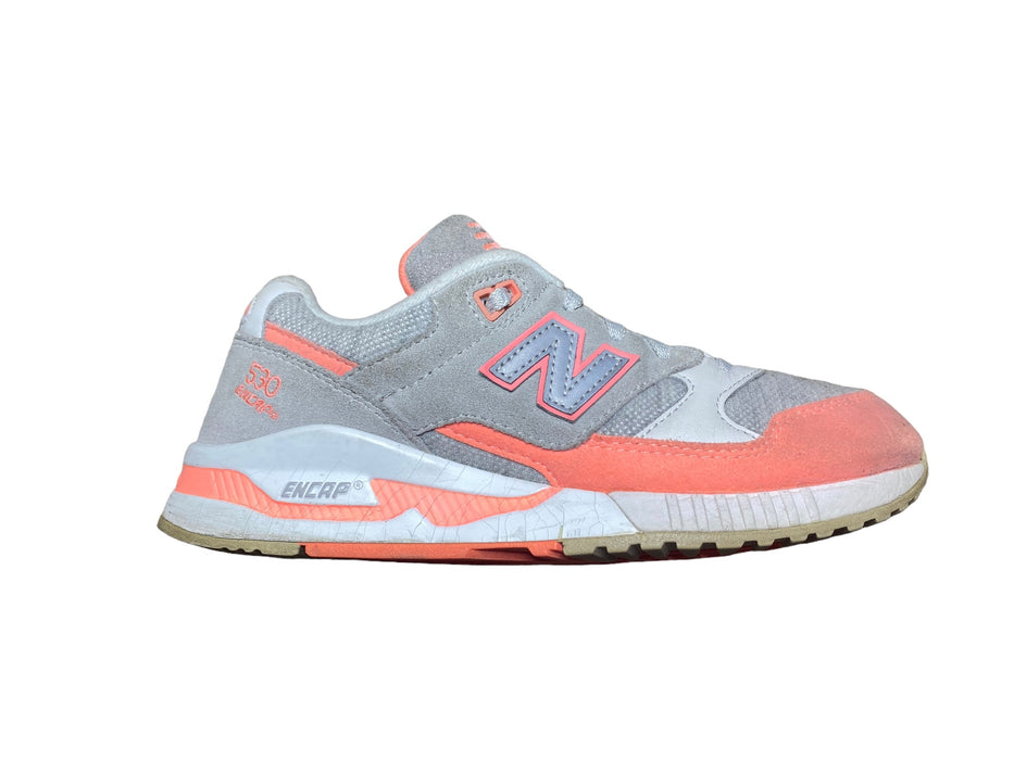 New Balance 530 Encap Grey Orange Running Shoes Women's (Size: 7.5) W530ECP