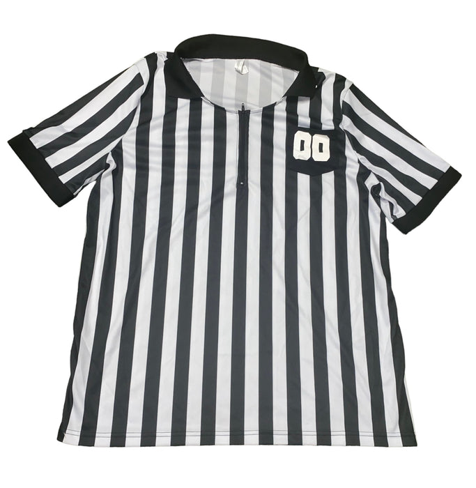 Amscan Inc Men's Referee Top T-shirt Black/White (Size: XL)