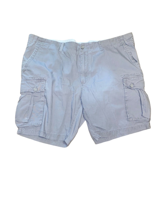 Saks Fifth Men's Ripstop Cargo Classic Fit Shorts Gray (Size: 42 x 9)