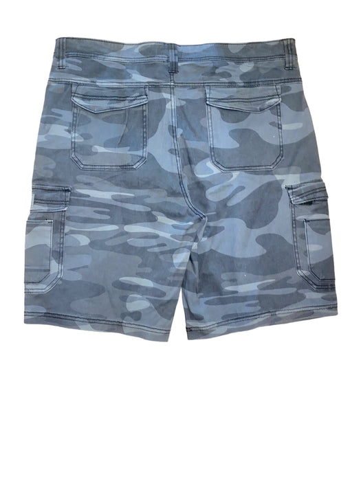 Union Bay Men's Authentic Camouflage Flex Cargo Shorts Gray (Size: 38 x 11)