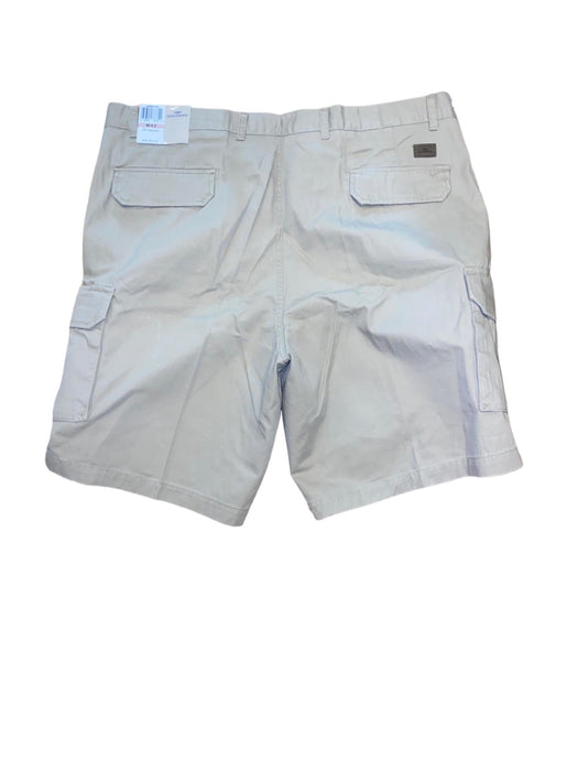 Dockers Men's Flat Front Relaxed Fit Cargo Shorts Khaki (Size: 42 x 10) NWT!